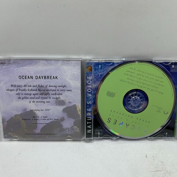 Escapes Natures Voice Ocean Daybreak Relaxing Instrumental Music CD 1999 - Picture 3 of 4